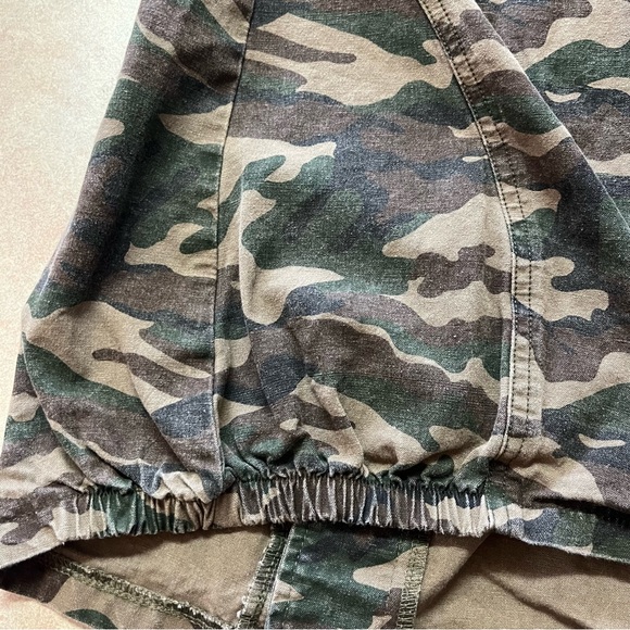 Buffalo David Bitton Green Camo Studded Button Down Jacket - Picture 10 of 15